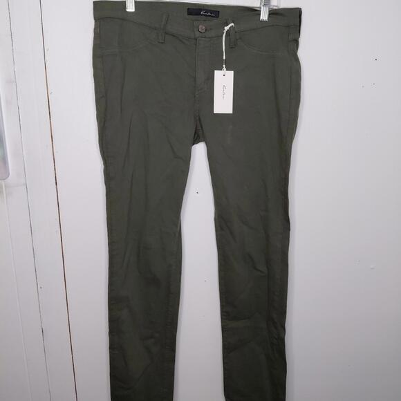 KanCan Denim - Kancan Jeans Womens 30 Olive Skinny Fit Mid Rise Ankle New Modest Classic Casual